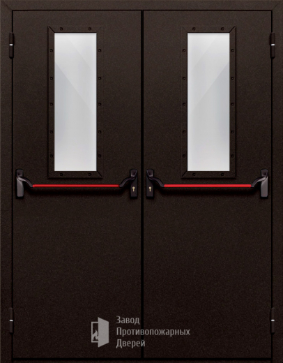 Фото двери «Двупольная со стеклом и антипаникой №610» в Протвино