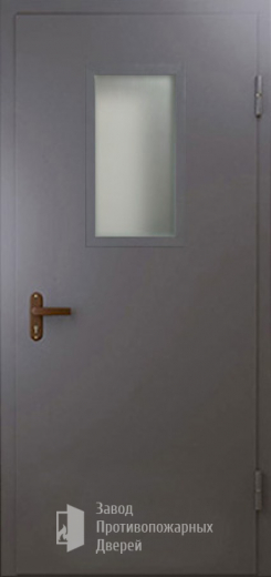 Фото двери «Техническая дверь №4 однопольная со стеклопакетом» в Протвино