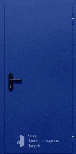 Фото двери «Однопольная глухая (синяя)» в Протвино