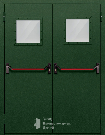 Фото двери «Двупольная со стеклом и антипаникой №59» в Протвино