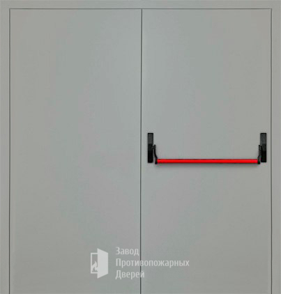 Фото двери «Двупольная глухая с антипаникой (1 створка) EI-30» в Протвино