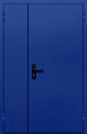 Фото двери «Полуторная глухая (синяя)» в Протвино