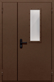 Фото двери «Полуторная со стеклом №28» в Протвино