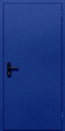 Фото двери «Однопольная глухая (синяя)» в Протвино